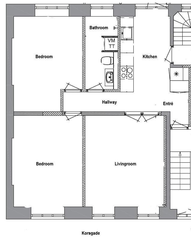 Korsgade Apartments Copenhaga Quarto foto